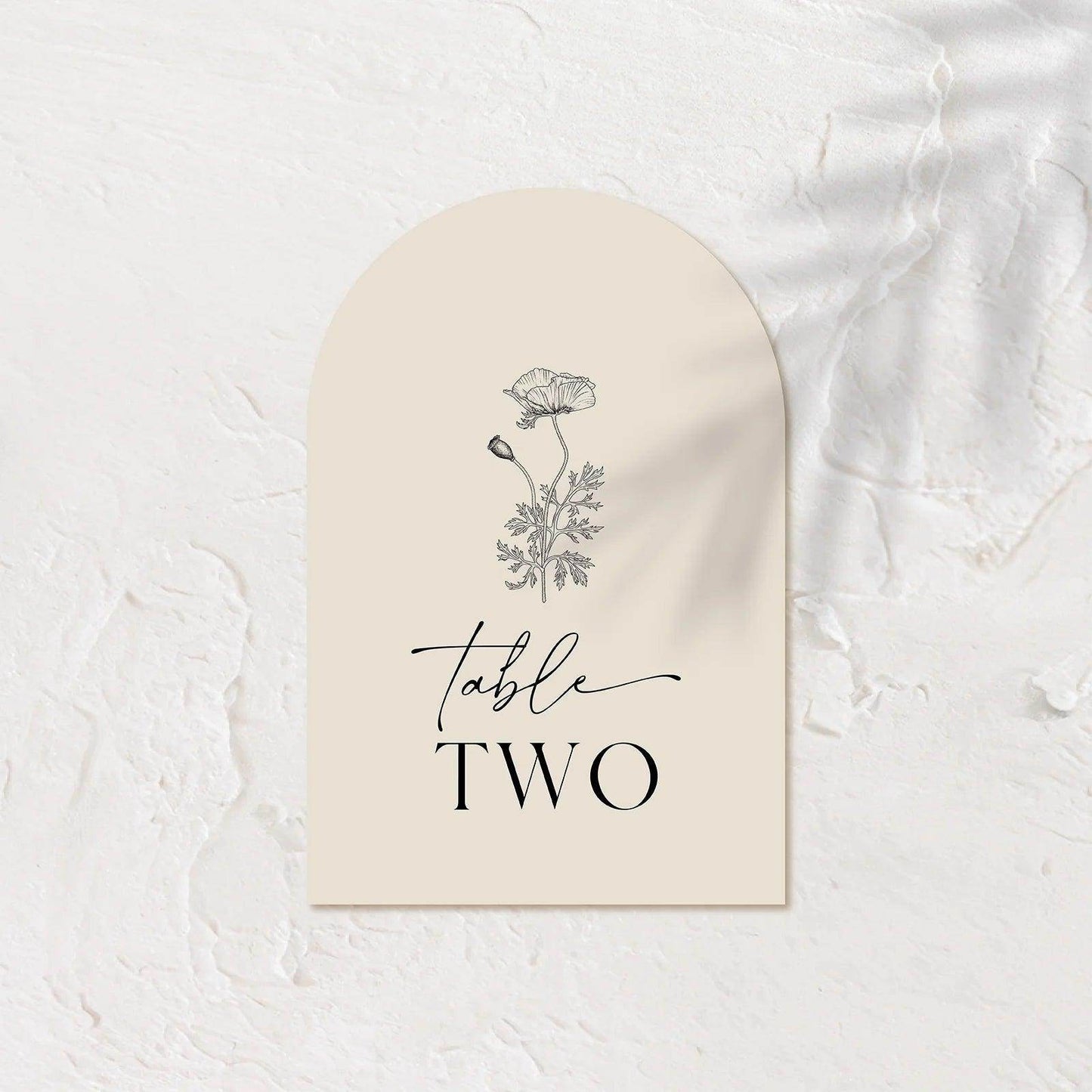Unique Table Numbers - Chloe 2 - Wedding Signs