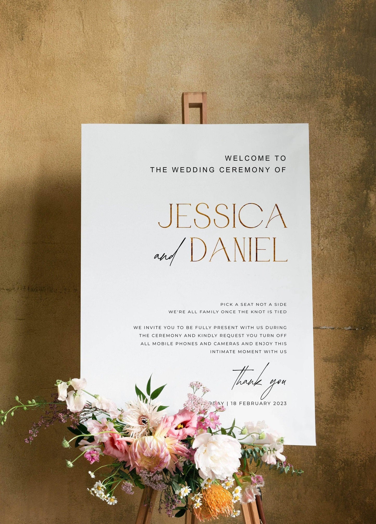 Unique Unplugged Wedding Sign - Jessica 3 - Wedding Signs