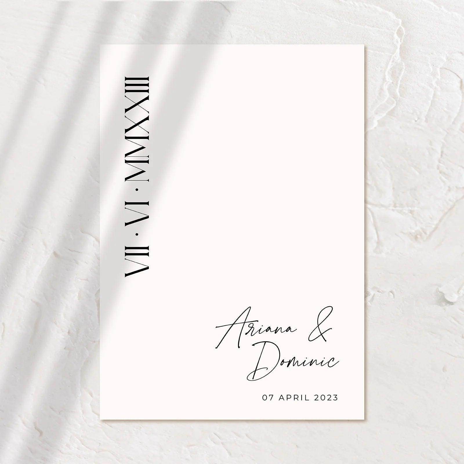 Unique Welcome Sign - Ariana 5 - Wedding Signs
