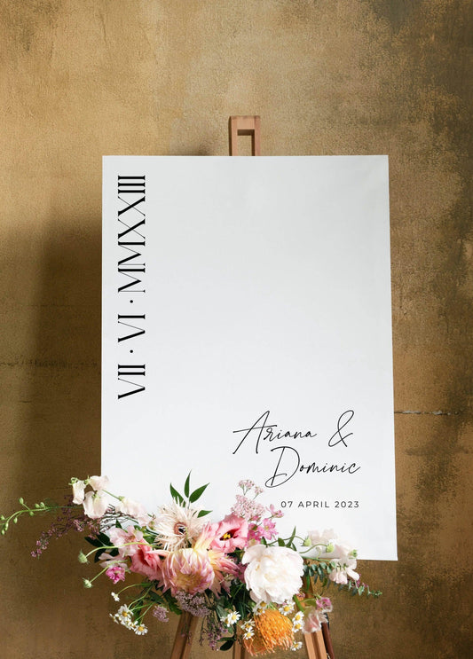 Unique Welcome Sign - Ariana 5 - Wedding Signs