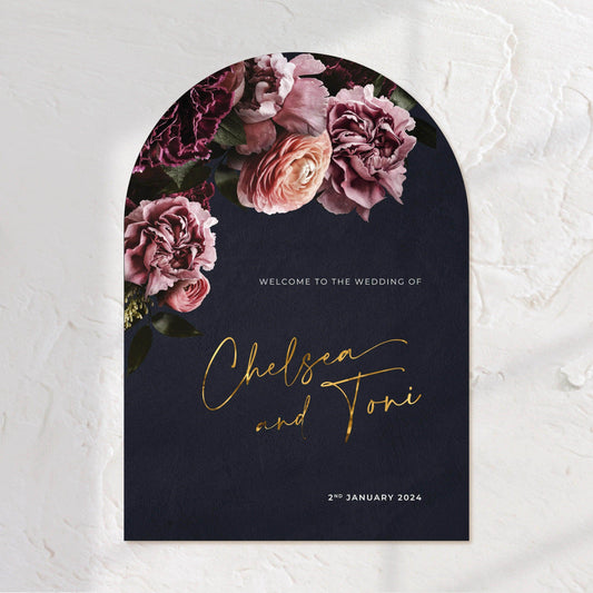 Unique Welcome Sign - Chelsea - Wedding Signs