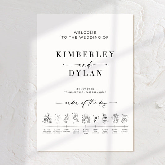 Unique Welcome Sign - Kimberley 1 - Wedding Signs