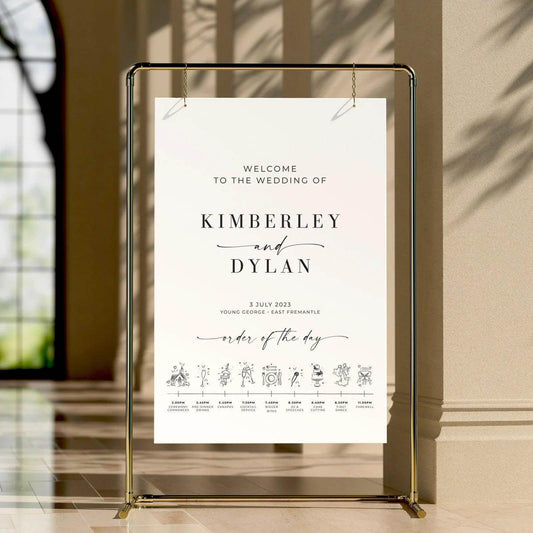 Unique Welcome Sign - Kimberley 1 - Wedding Signs