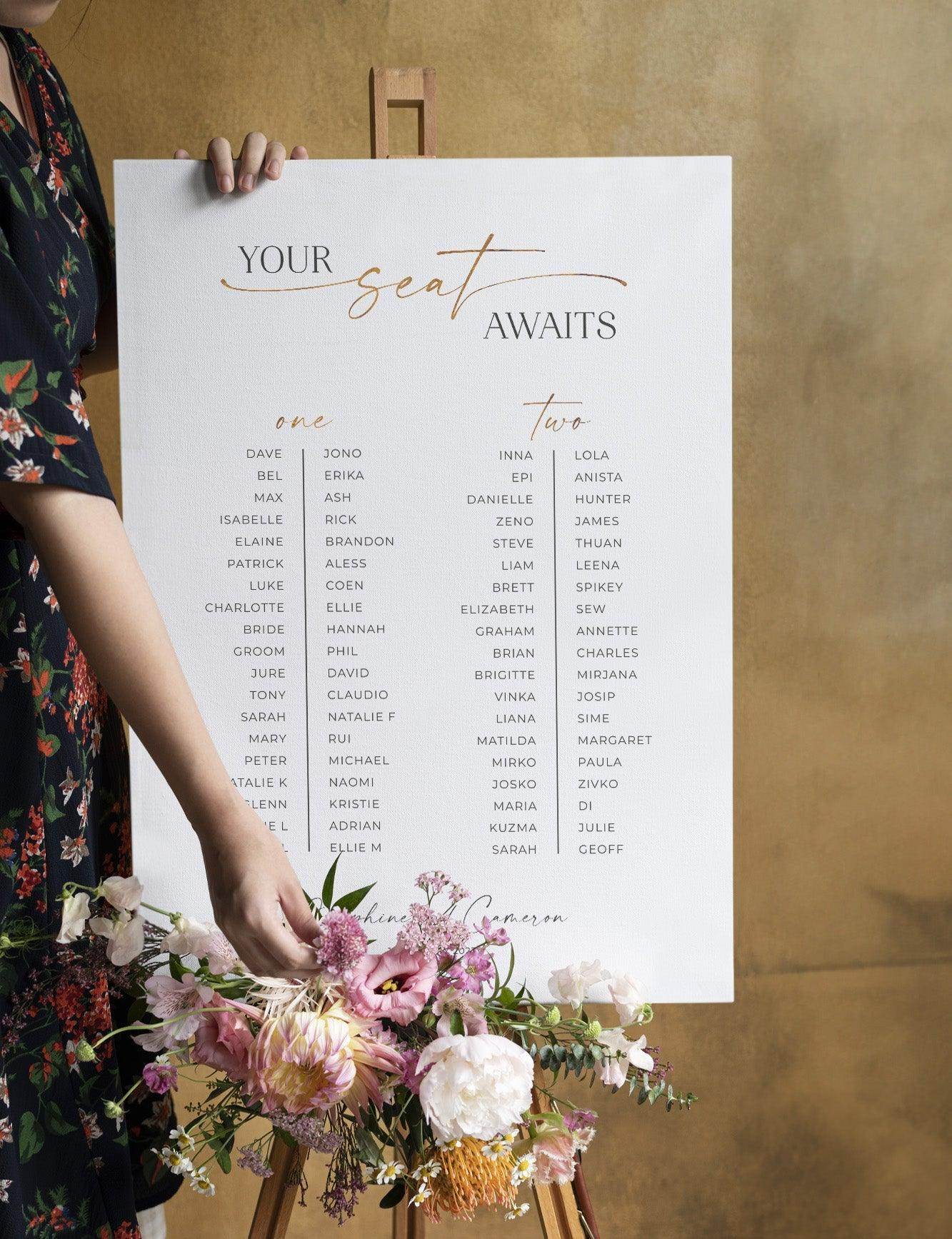 Seating chart