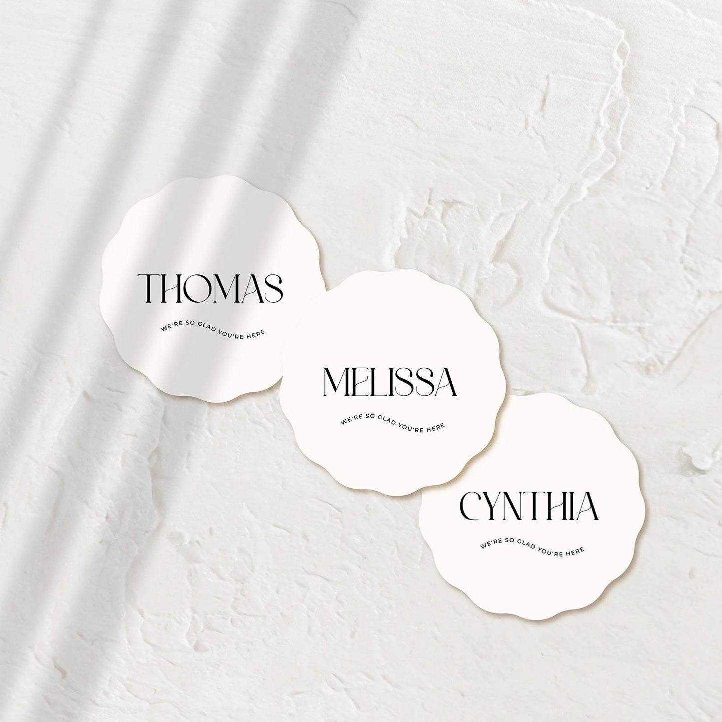 Elegant Acrylic Coasters - Ariana 2