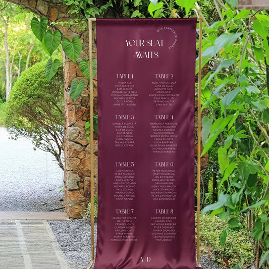 Elegant Seating Chart  - Ariana 3