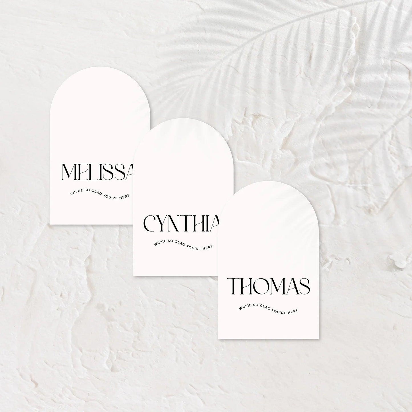 Trendy Place Cards - Ariana 4