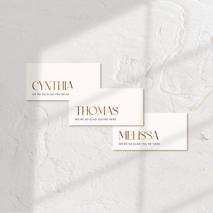 Modern Place Cards - Ariana 1