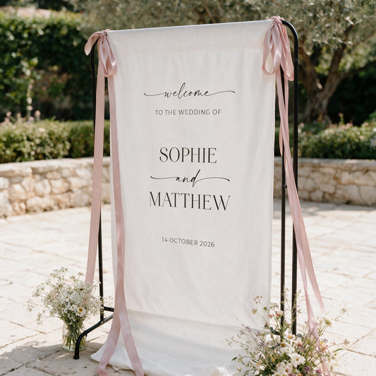 Charming Wedding Welcome Sign - Josephine 2