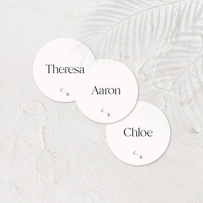 Trendy Place Cards - Chloe 4