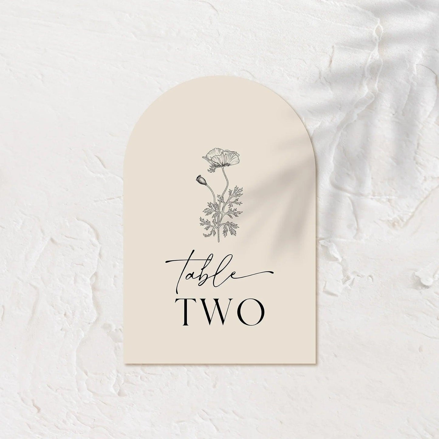 Unique Table Numbers - Chloe 2