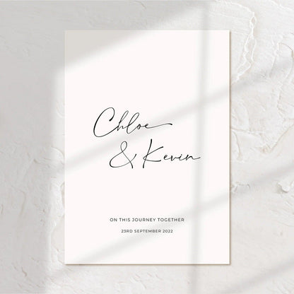 Elegant Welcome Sign - Chloe 3