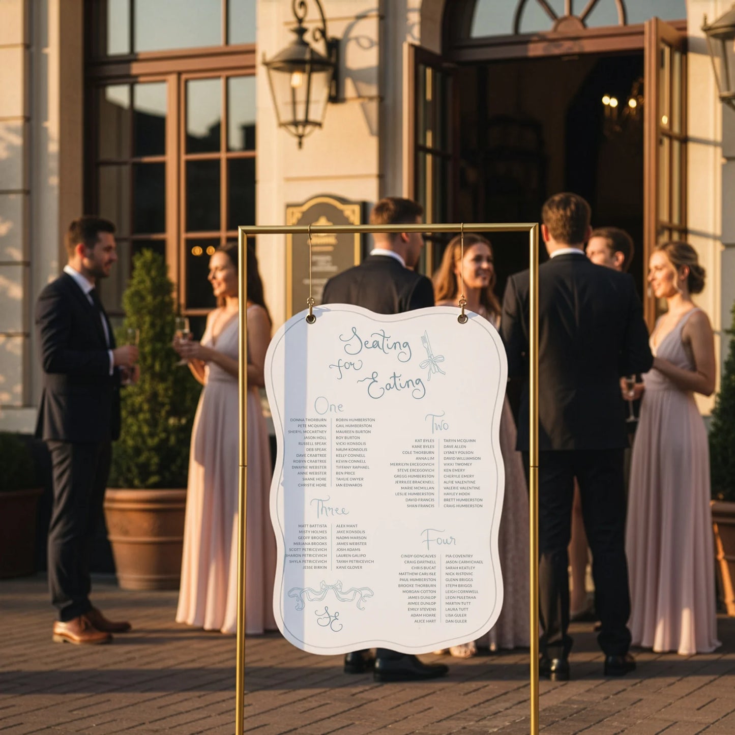Coquette Suite - Seating Chart 1