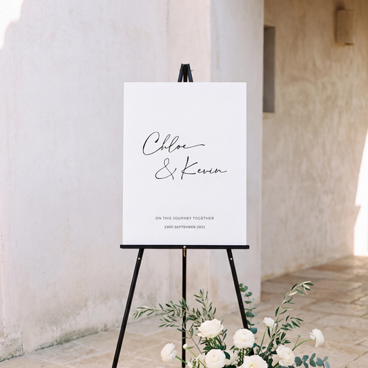 Elegant Welcome Sign - Chloe 3