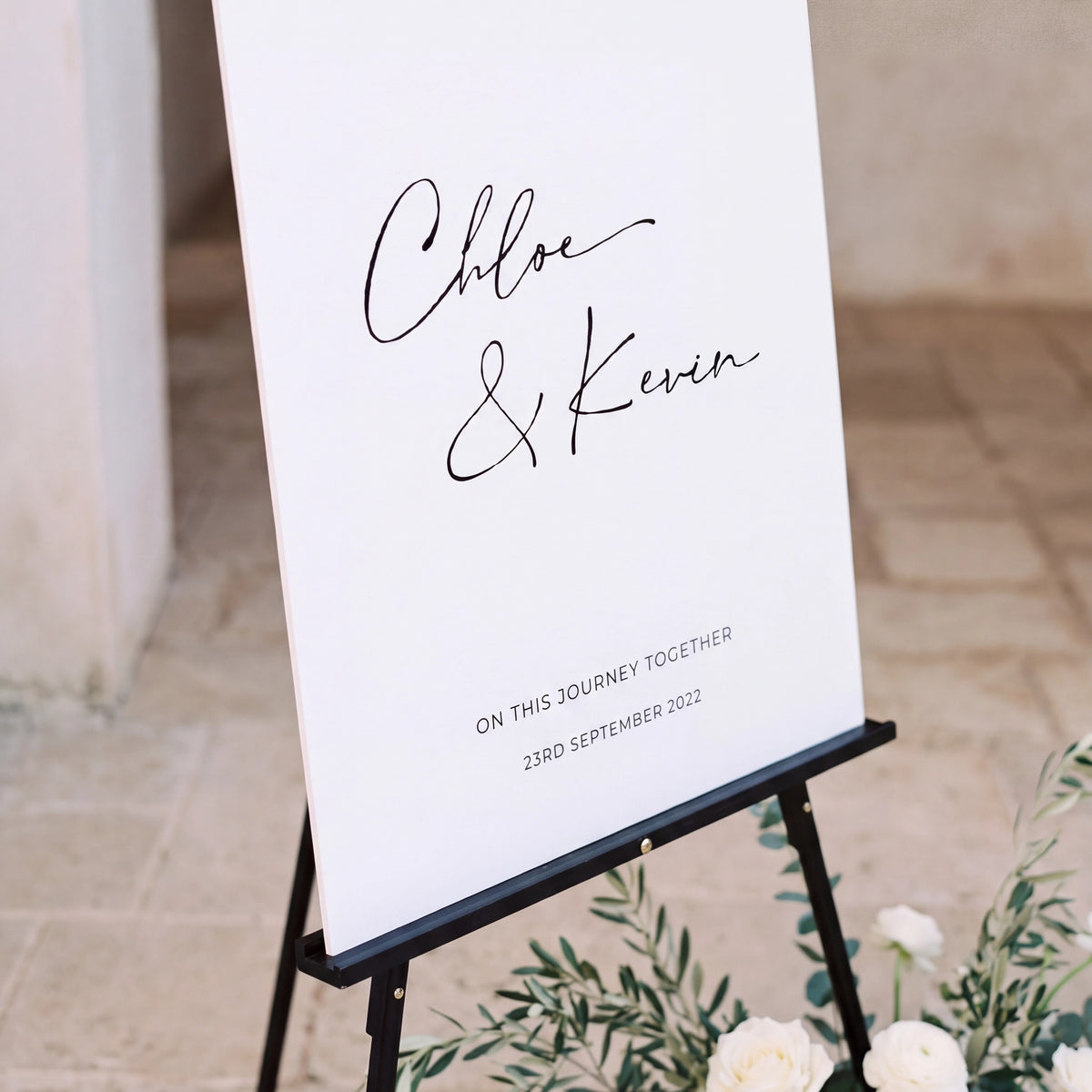 Elegant Welcome Sign - Chloe 3