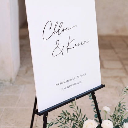 Elegant Welcome Sign - Chloe 3