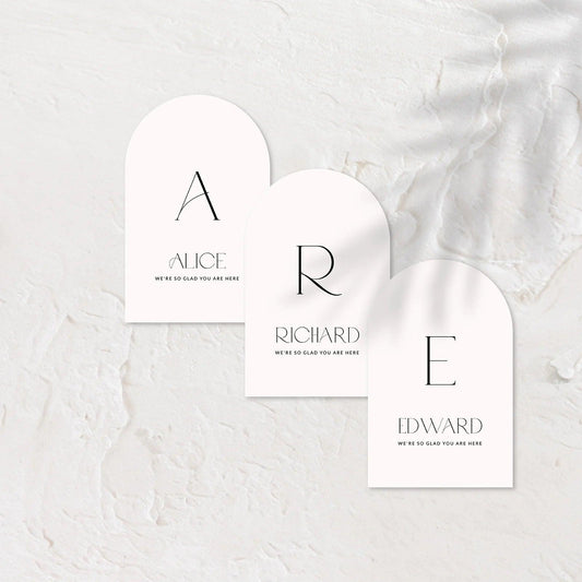 Chic Place Cards - Jessica 3