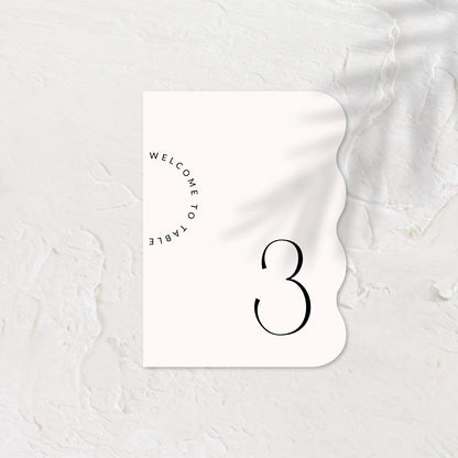 Elegant Table Numbers - Jessica 2