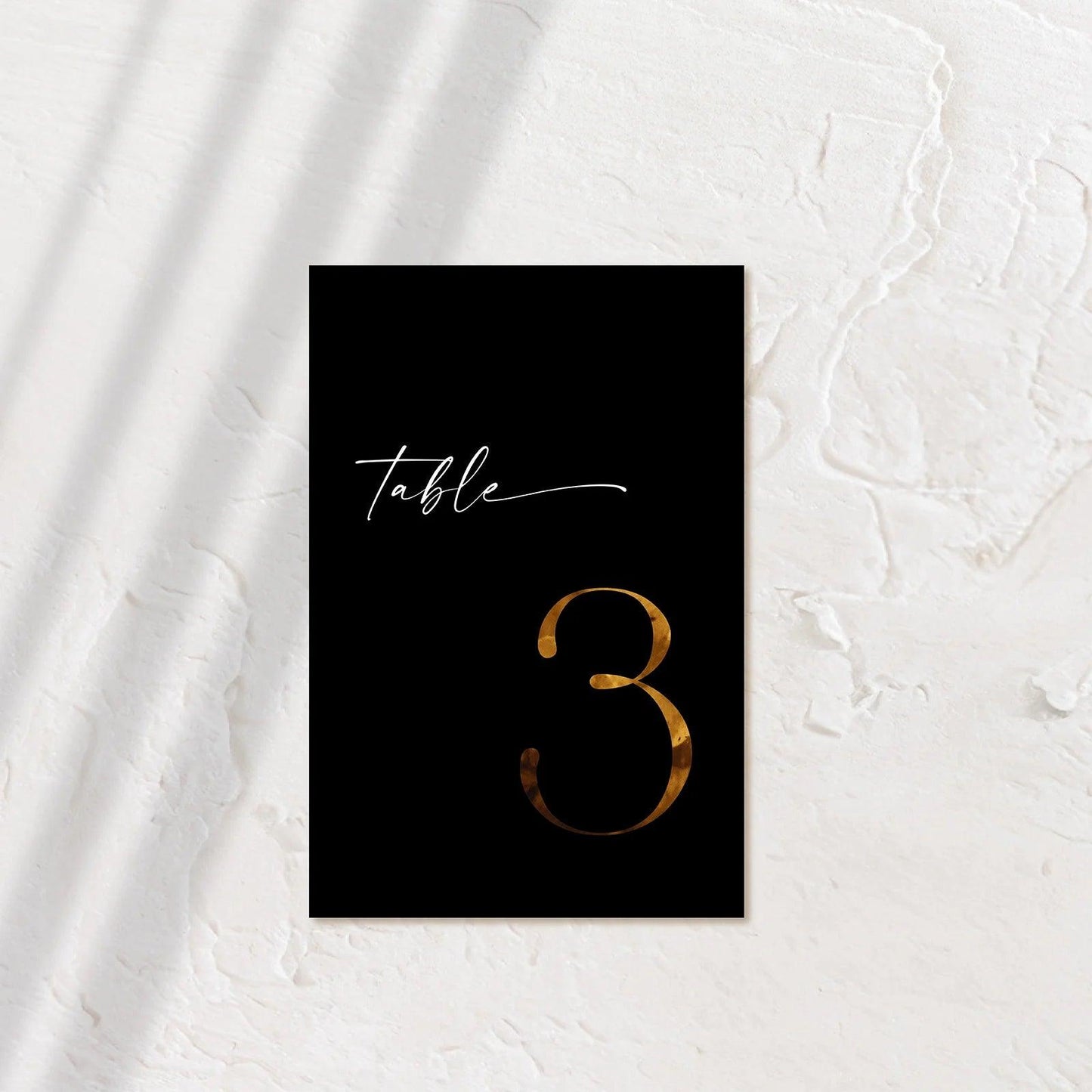 Modern Table Numbers - Josephine 1