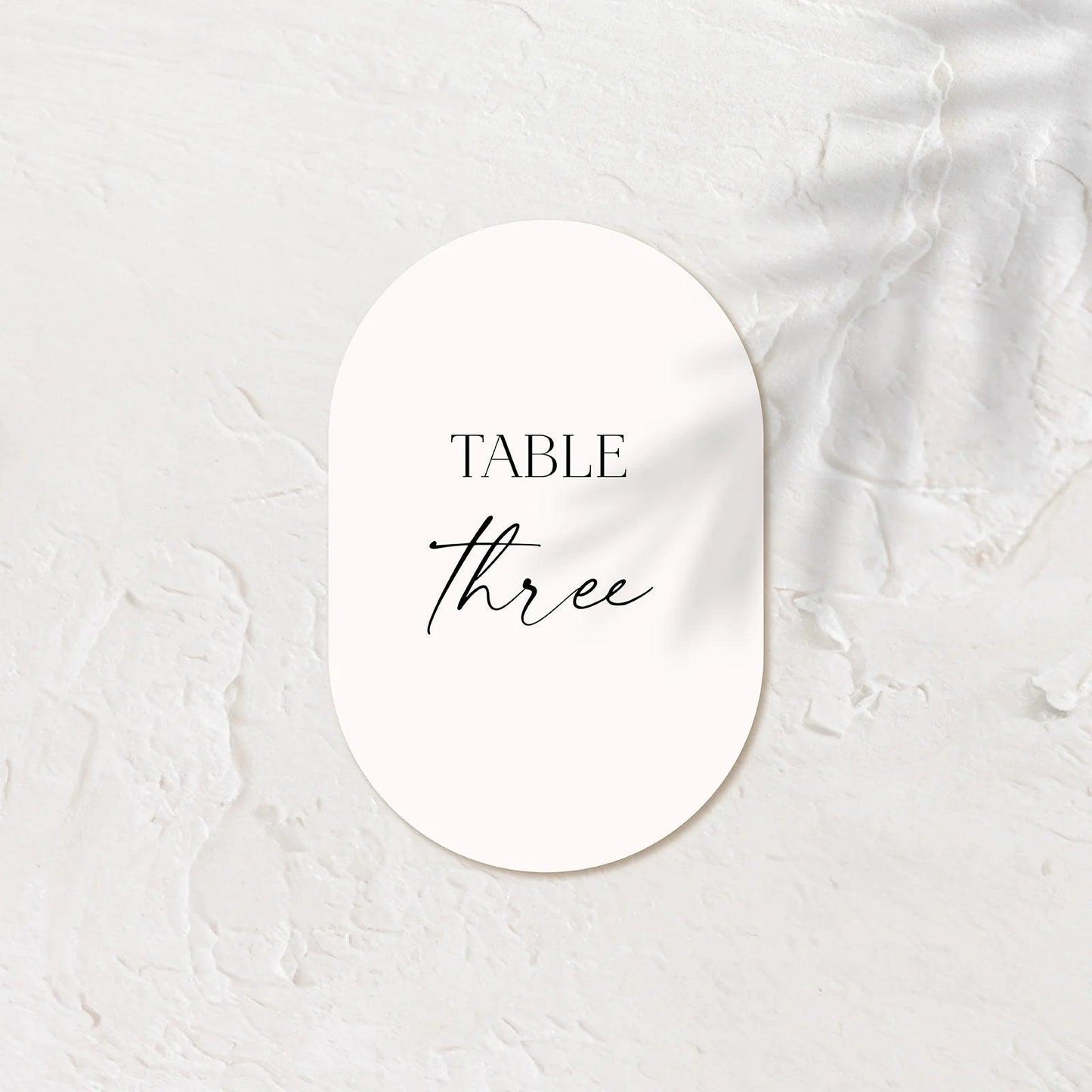 Unique Table Numbers - Josephine 2