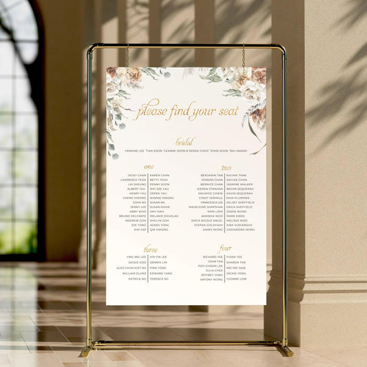 Rustic Seating Chart  - Leanne