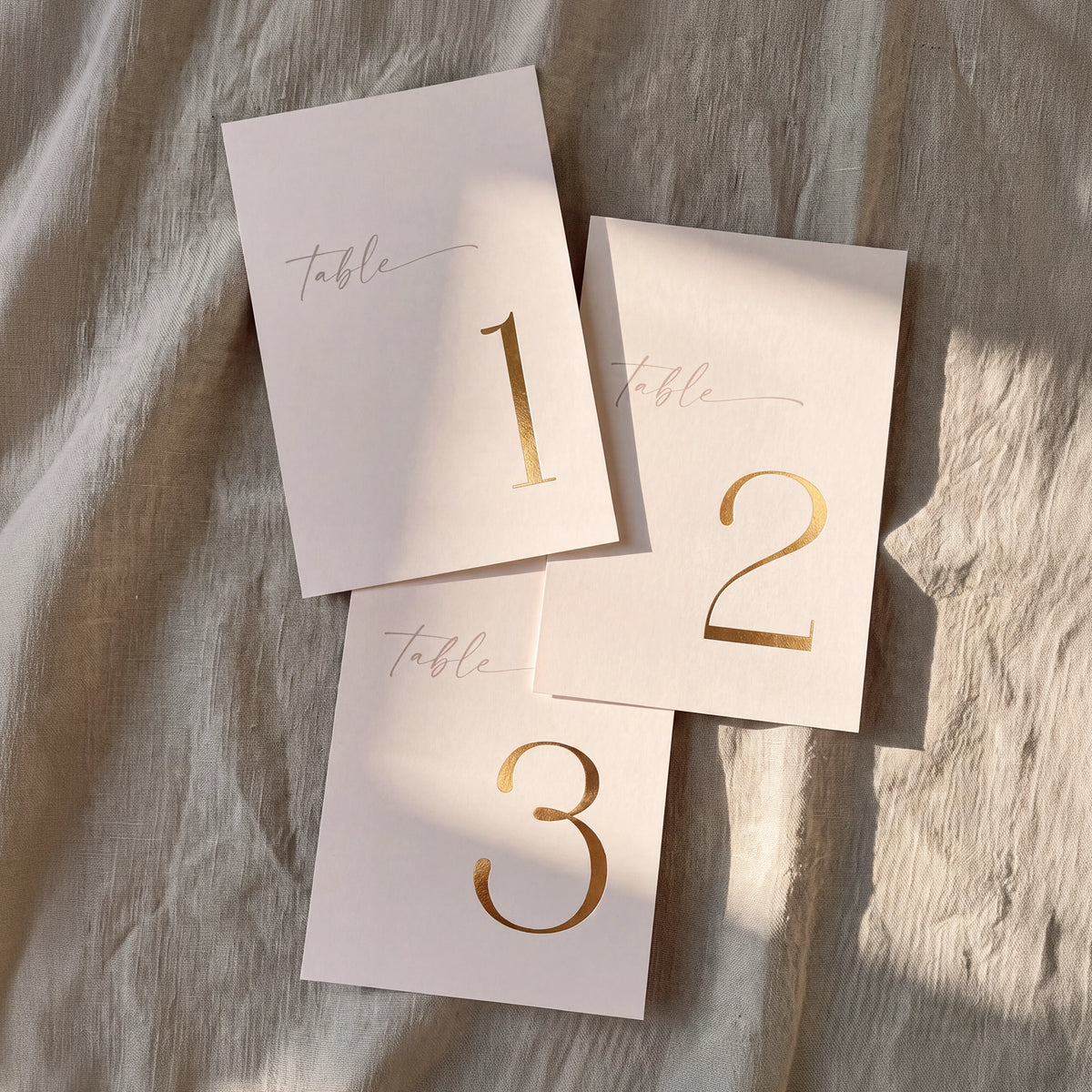 Modern Table Numbers - Josephine 1
