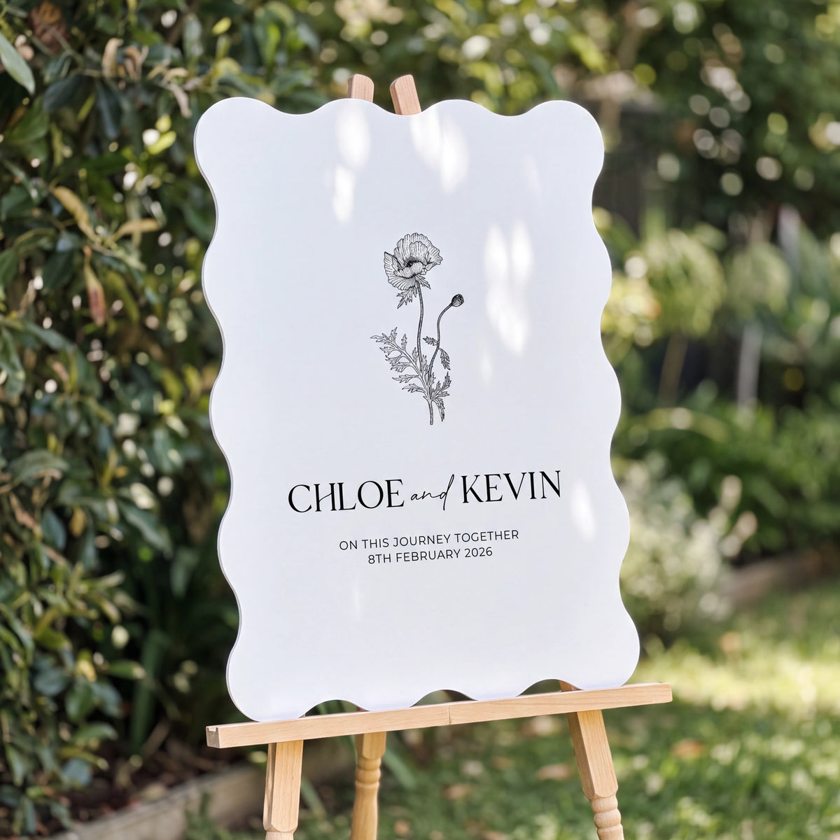 Modern Welcome Sign - Chloe 1