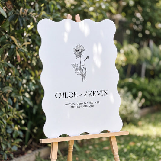 Modern Welcome Sign - Chloe 1