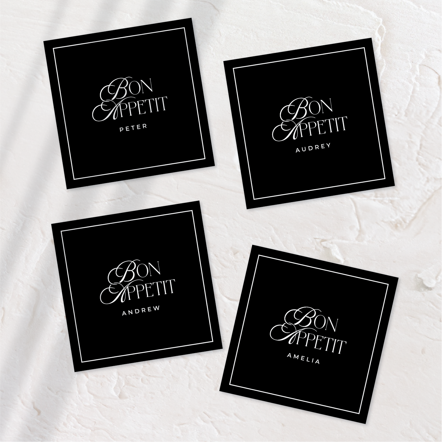 Modern Wedding Place Cards | Old Money Style