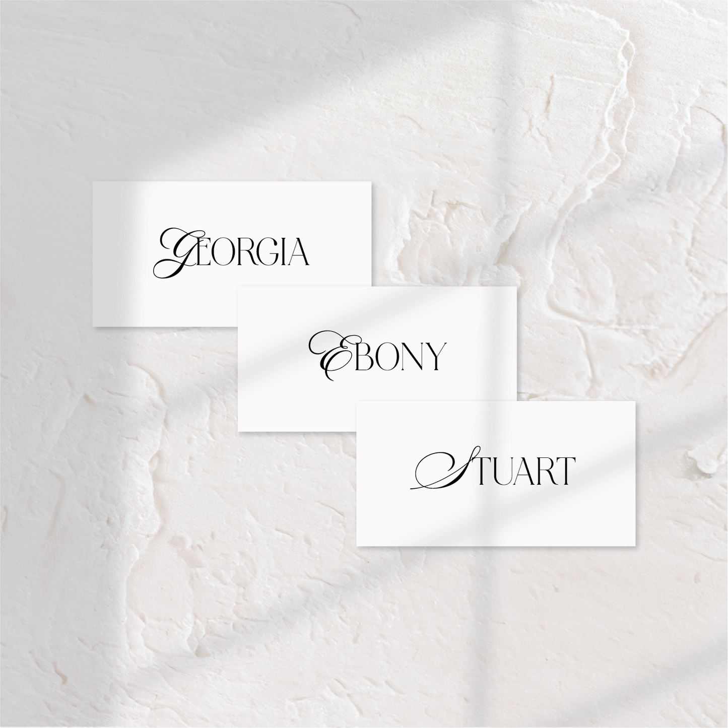 Elegant Wedding Place Cards | Old Money Collection
