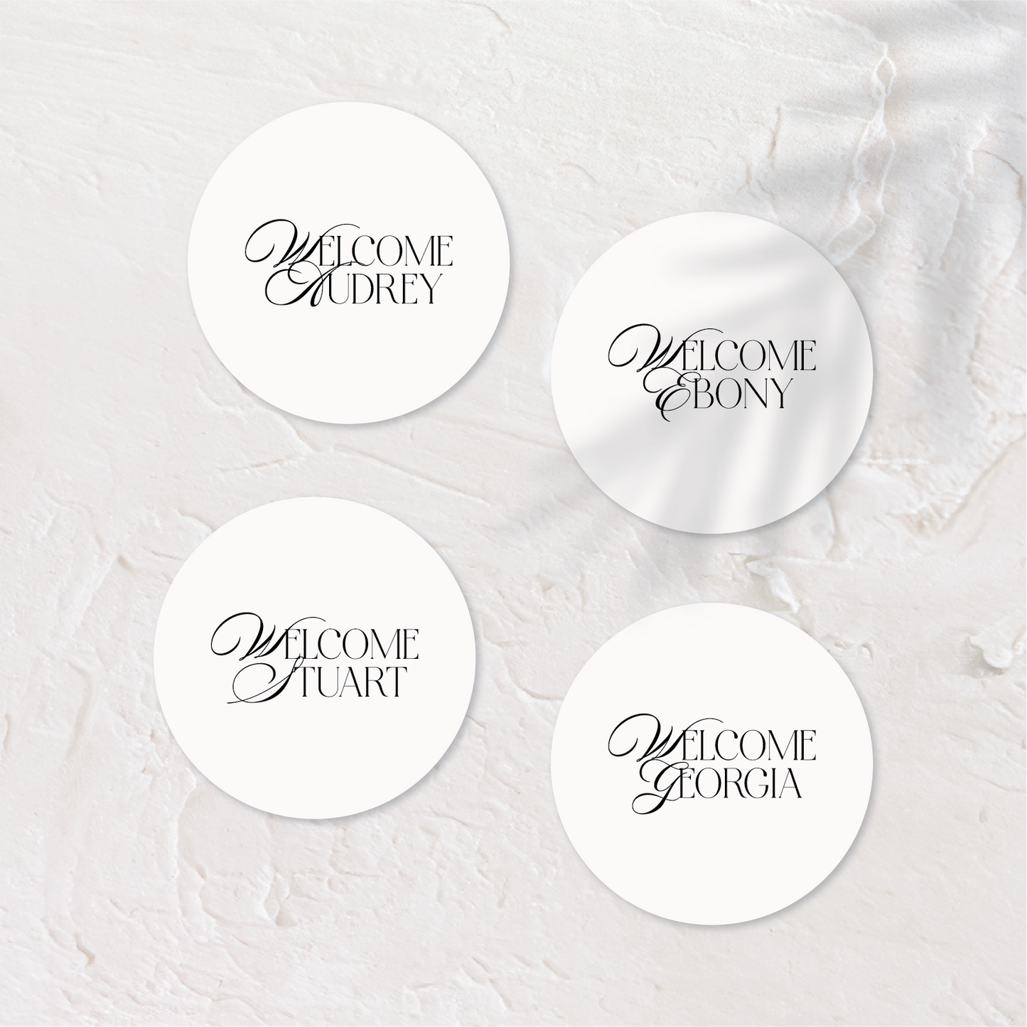 Minimalist Design Place Cards | Old Money Collection