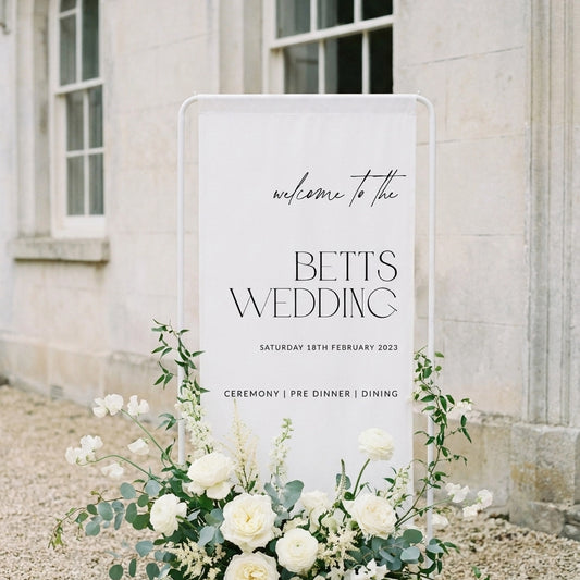 Trendy Wedding Welcome Sign - Jessica 3