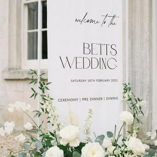 Trendy Wedding Welcome Sign - Jessica 3