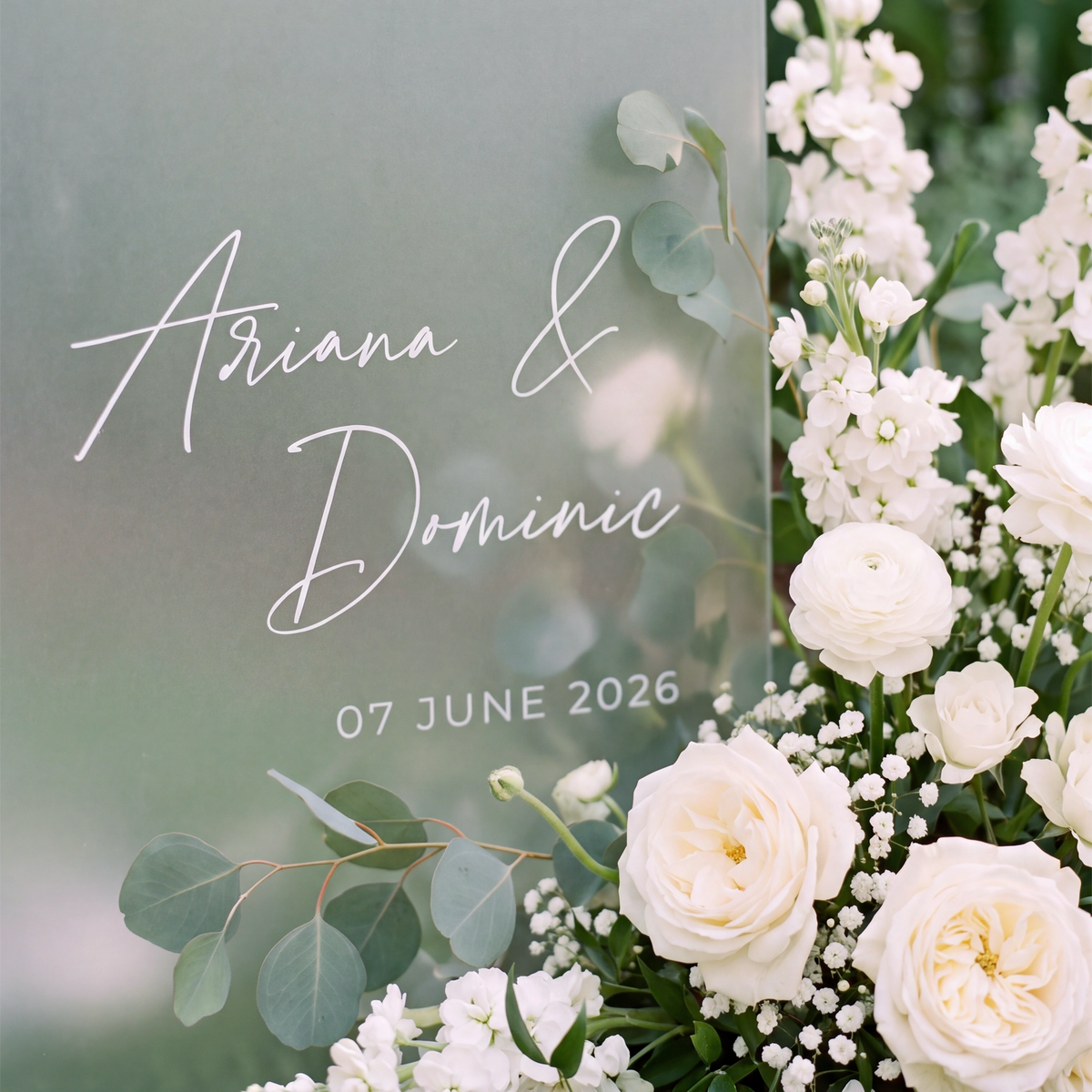 Unique Welcome Sign - Ariana 5