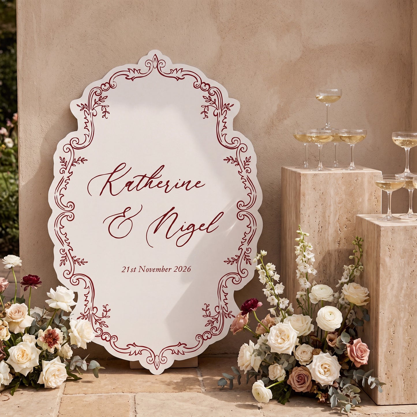 Victorian Style - Welcome Sign 2