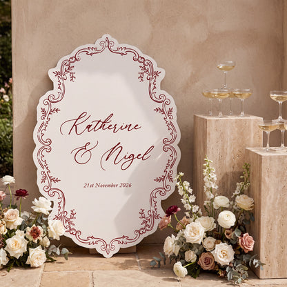 Victorian Style - Welcome Sign 2