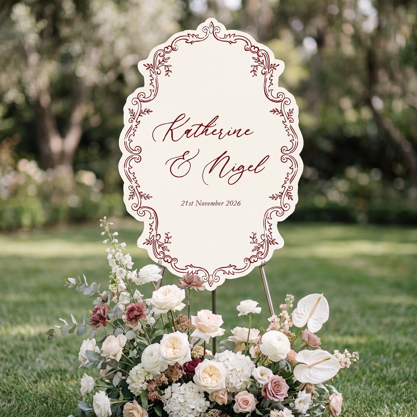 Victorian Style - Welcome Sign 2