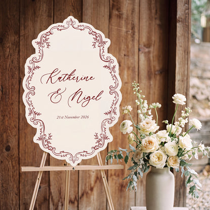 Victorian Style - Welcome Sign 2