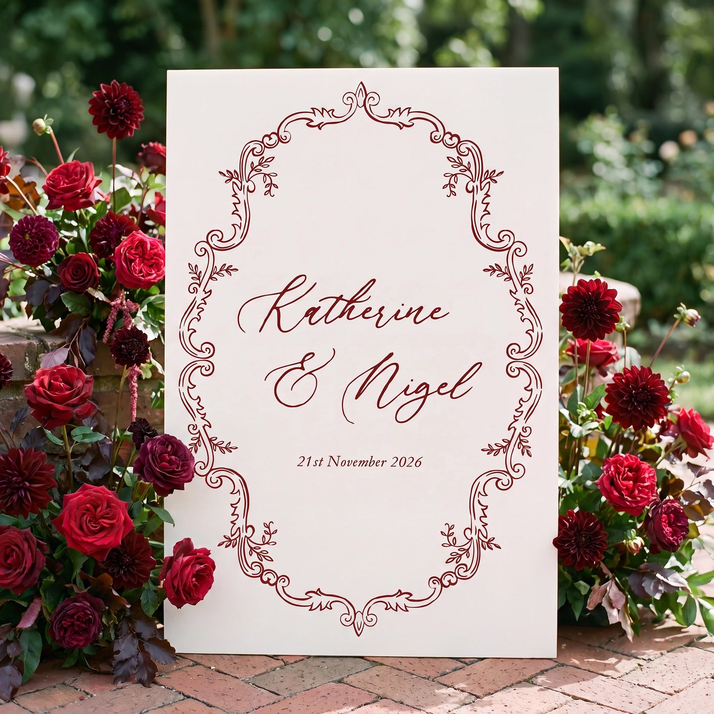 Victorian Style - Welcome Sign 2