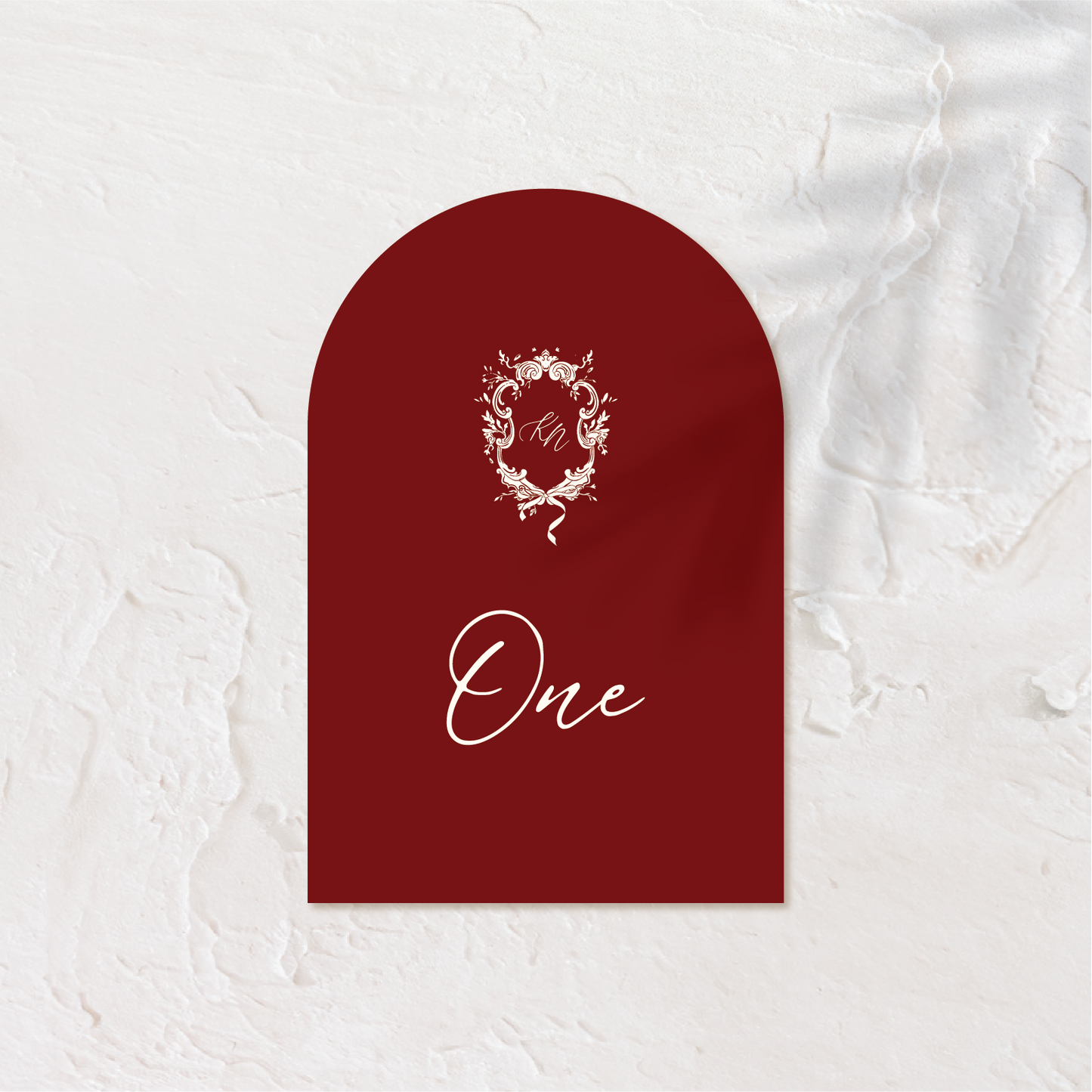 Table Numbers - Vistorian Style 2