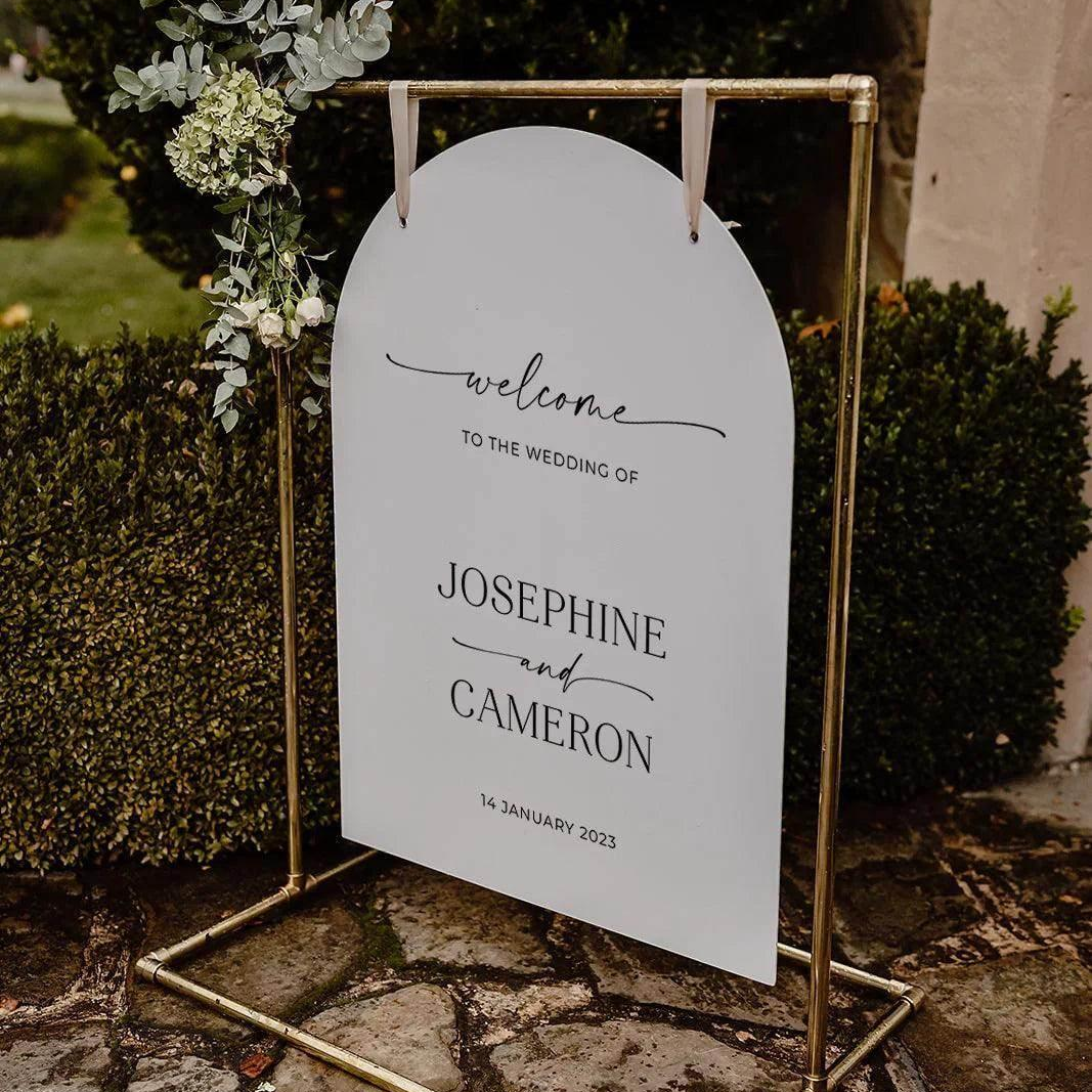 Charming Wedding Welcome Sign - Josephine 2