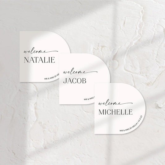 Elegant Place Cards - Josephine 5 - Wedding Signs