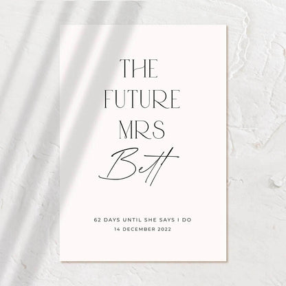 Modern Bridal Shower Welcome Sign - Jessica 1 - Wedding Signs