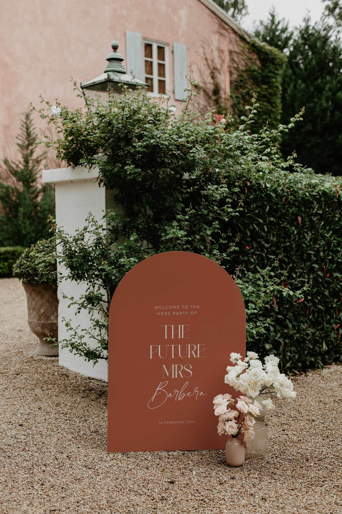 Modern Hens Party Welcome Sign - Ariana 1 | WeddingSigns.au – Wedding Signs