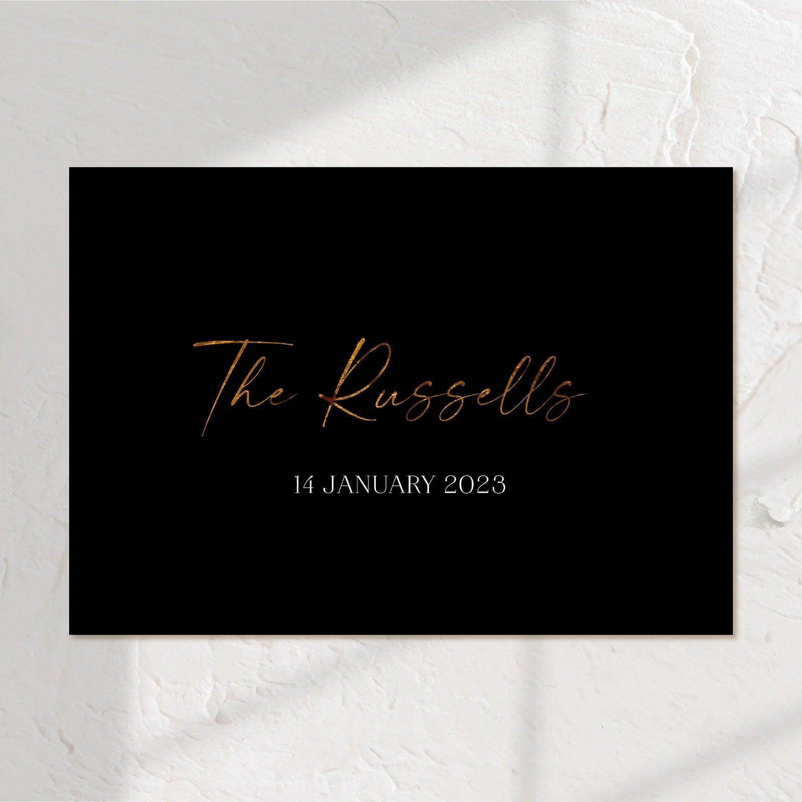 Stylish Wedding Welcome Sign - Josephine 7 - Wedding Signs