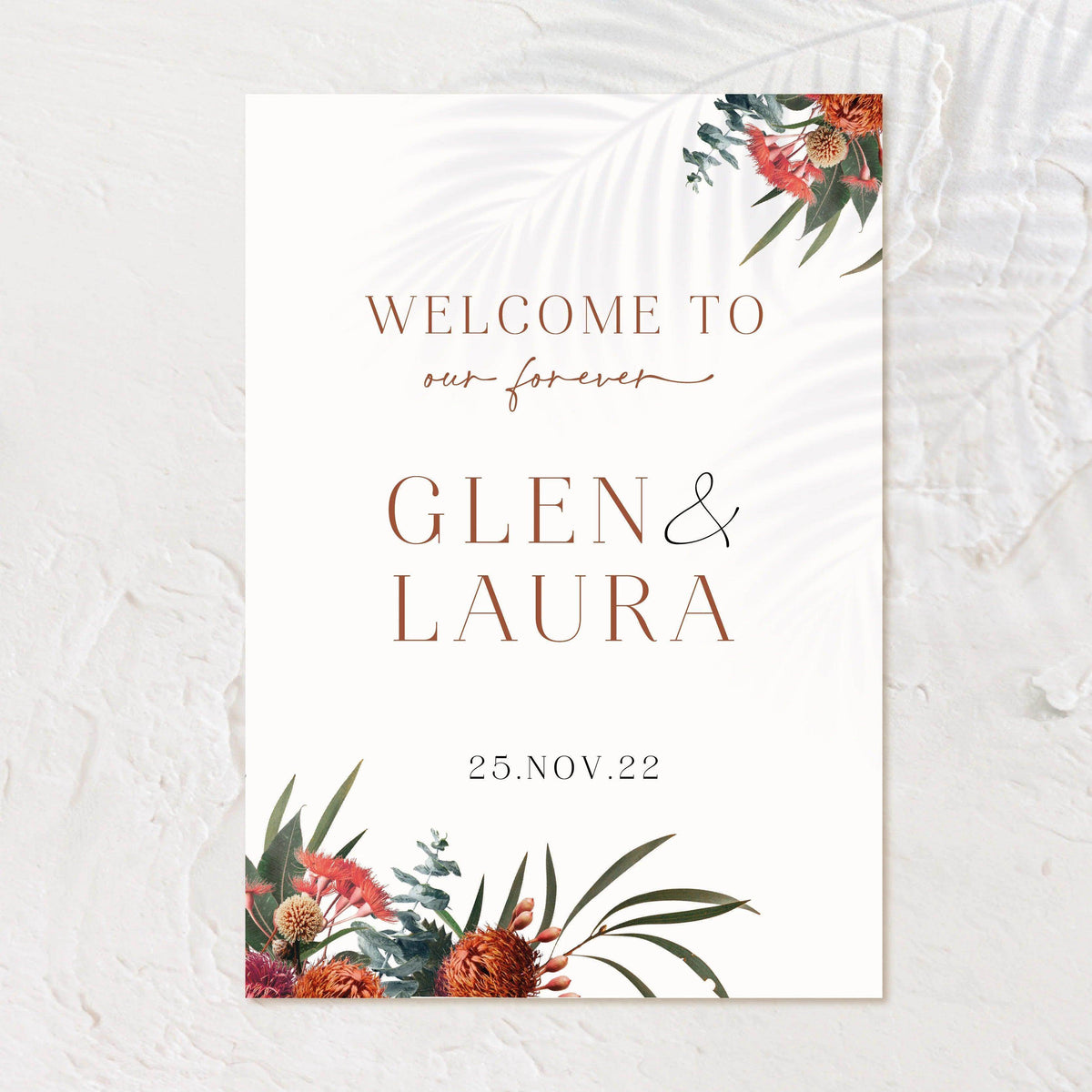 Welcomesign Rmch Unique Wedding Welcome Sign - Laura | Bold & Stylish – Wedding Signs