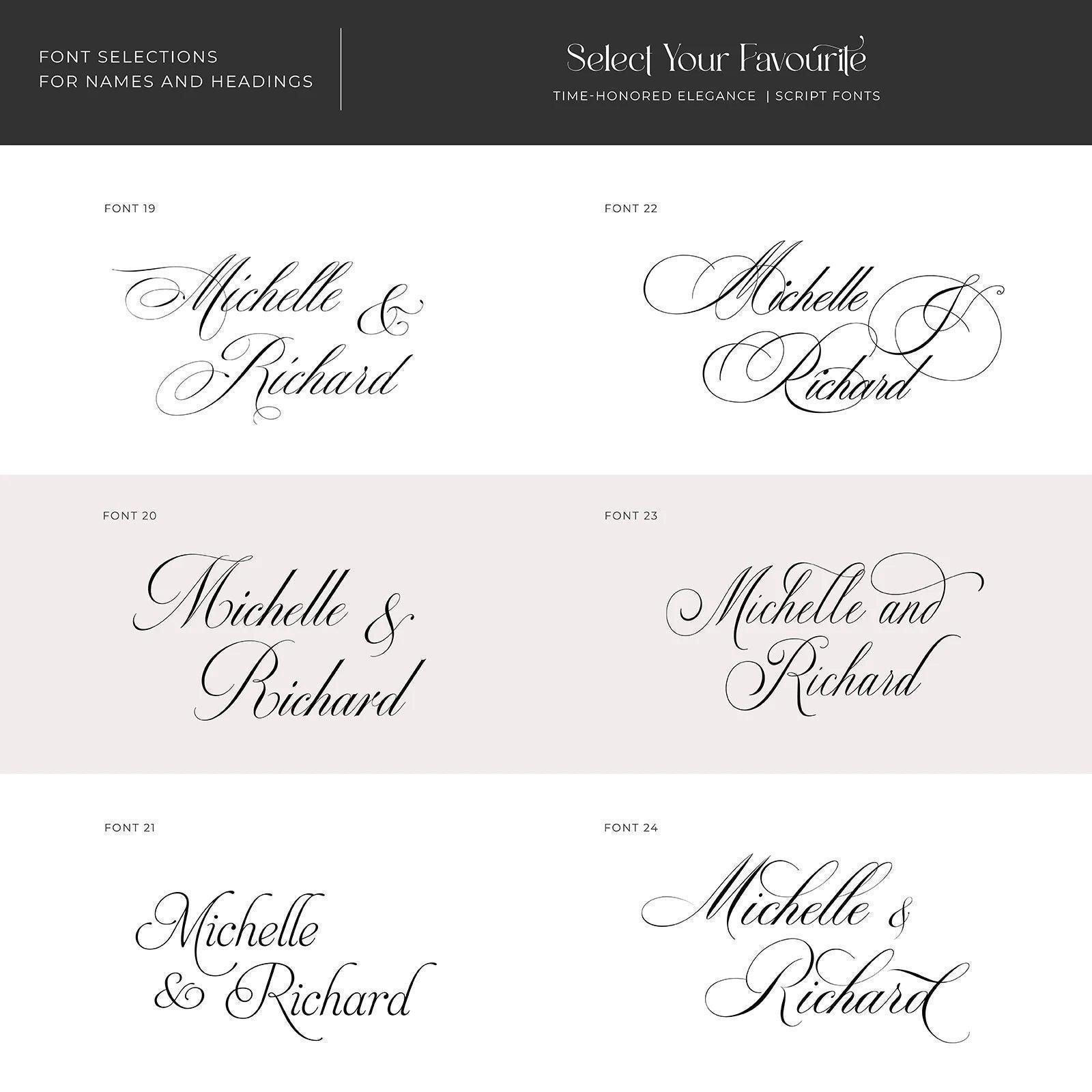 Stylish Wedding Welcome Sign - Jessica 7 | Trendy & Elegant – Wedding Signs