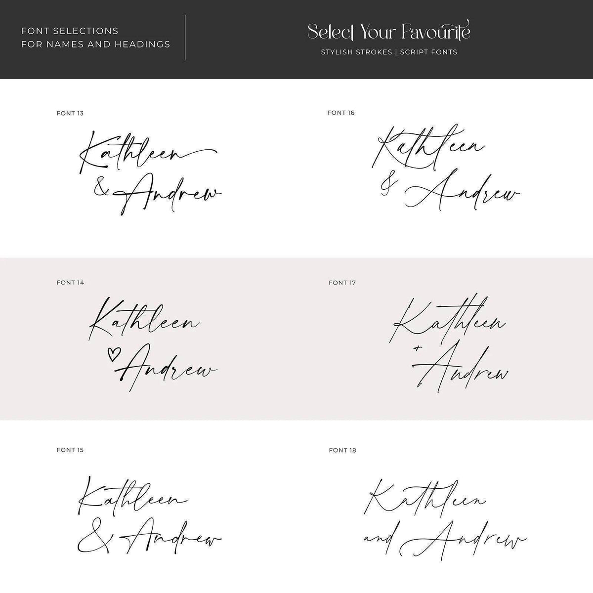 Cursive font for wedding signs | Beachweddingtips.com